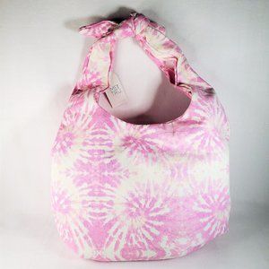 Time and Tru Pink Tie Dye Hobo Bag with Inside Zipper Pocket Excellent
